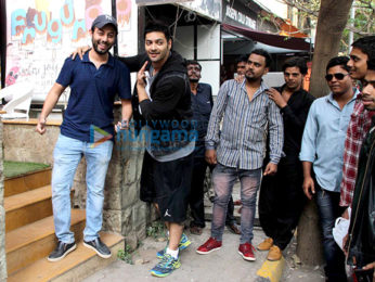 Ali Fazal snapped at a restaurant in Bandra