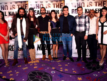 Arbaaz Khan, Manjari Fadnis, Mahek Chahal at 'Nirdosh' trailer launch