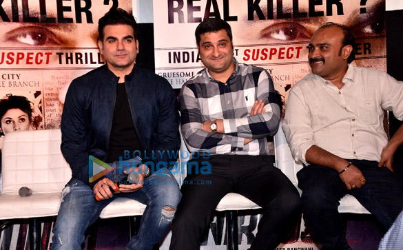 arbaaz manjari mahek at nirdosh trailer launch 5