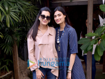 Athiya Shetty spotted at Suniel and Mana Shetty's store R House
