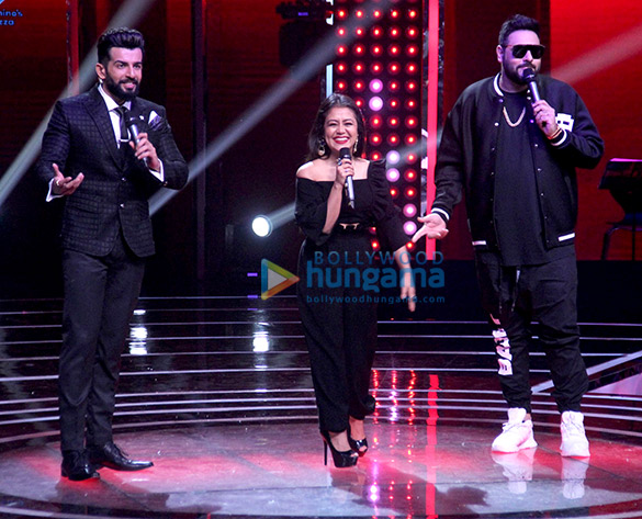 baadshah on the sets of the voice india kids 4