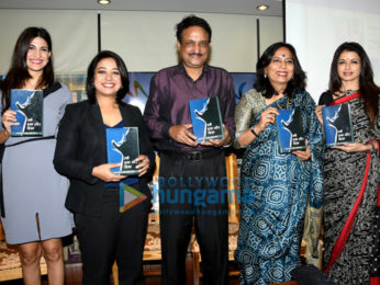 Bhagyashree, Aahana Kumra, Abha Singh and Faye Dsouza at 'Stree Dasha Aur Disha' book launch