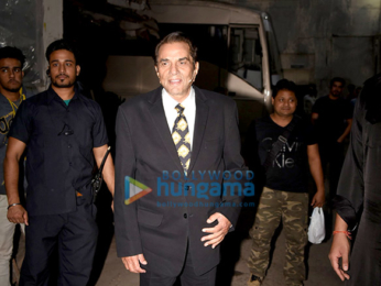 Dharmendra and Neil Nitin Mukesh snapped on the sets of The Drama Company