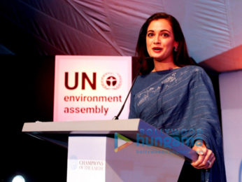 Dia Mirza hosts the Earth Champs Awards at the UN Environment Assembly in Nairobi, Kenya