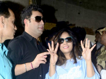 Fukrey Returns team snapped at Andheri metro station