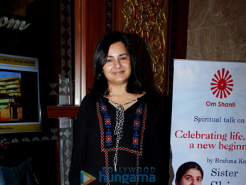 Gracy Singh, Sushmita Sen, Kavita Seth, Prem Soni throng Brahmakumari Sister Shivani’s spiritual talk at Hotel Sea Princess