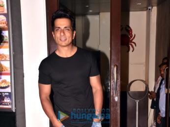 Gurmeet Choudhary, Sonu Sood and Sajid Khan at Harshvardhan Rane's birthday