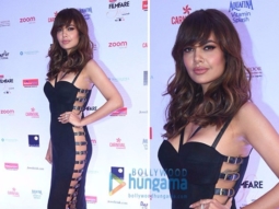 HOT! Esha Gupta stuns in an all back ensemble at the Filmfare Glamour and Style Awards