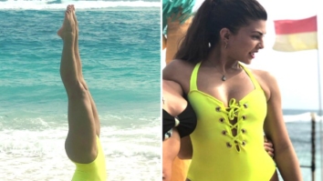 HOTNESS: Jacqueline Fernandez flaunts her beach body in fluorescent swimsuit in Bali