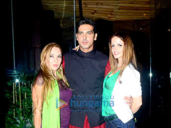 Hrithik Roshan and Sussanne Khan at Zayed Khan and Malaika Parekh's party