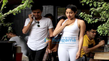 Janhvi Kapoor spotted at Kitchen Garden