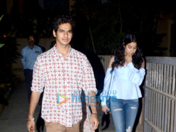 Janhvi Kapoor and Ishaan Khatter spotted having dinner at Shahid Kapoor’s home