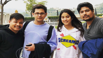 Janhvi Kapoor spotted going out for lunch with Dhadak’s crew members