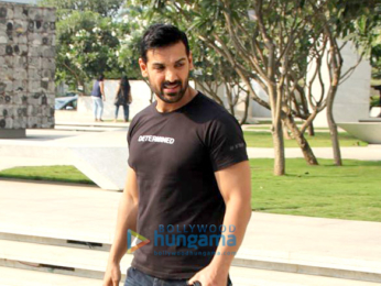 John Abraham spotted at BKC