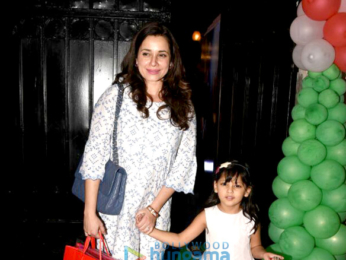 Karan Johar with Roohi and Yash at Tusshar Kapoor's Christmas bash