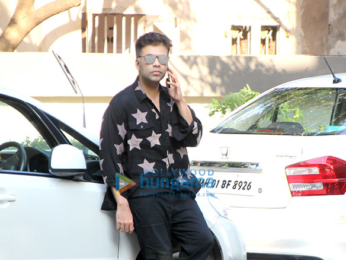 Karan Johar spotted at Sidharth Malhotra's house