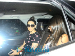 Karisma Kapoor snapped at Kareena Kapoor Khan’s residence