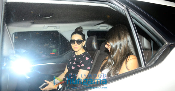 Karisma Kapoor snapped at Kareena Kapoor Khan’s residence Karisma Kapoor snapped at Kareena Kapoor Khan’s residence