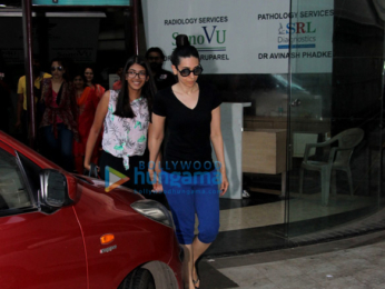 Karisma Kapoor snapped with her daughter
