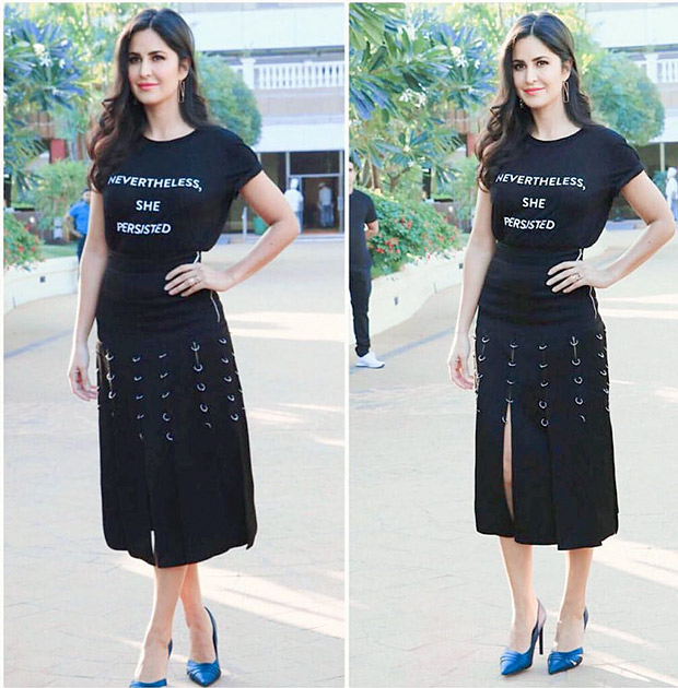 Katrina Kaif turns wears her heart on her fashionable sleeve and says it all with a slogan tee!