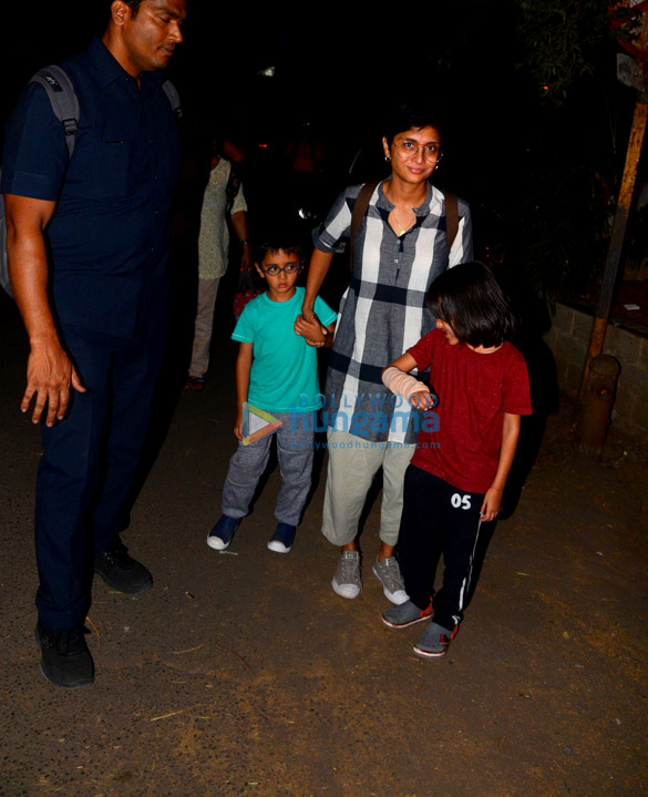 kiran rao spotted with his son in bandra 1