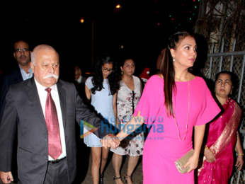 Lara Dutta and Dino Morea at Christmas bash