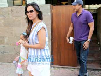 Lara Dutta dines with family at Indigo Delicatessen in Bandra