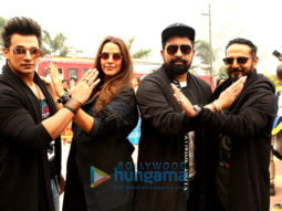 MTV Roadies Xtreme Auditions: Neha Dhupia, Prince Narula, Ranvijay Singha and Nikhil Chinappa at auditions in Noida