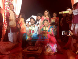 Mahi Vij snapped attending Bharti Singh’s wedding