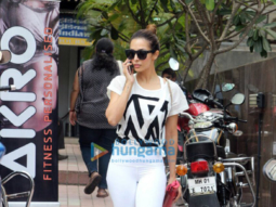 Malaika Arora snapped post her gym session