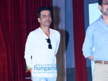 Neeraj Pandey and Manoj Bajpayee visit IIT Powai to promote their film 'Aiyaary'