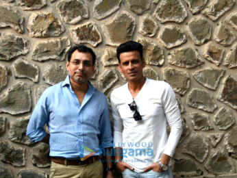 Neeraj Pandey and Manoj Bajpayee visit IIT Powai to promote their film 'Aiyaary'