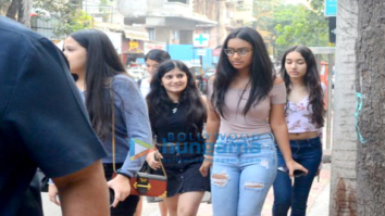 Nysa Devgn spotted with friends in Bandra