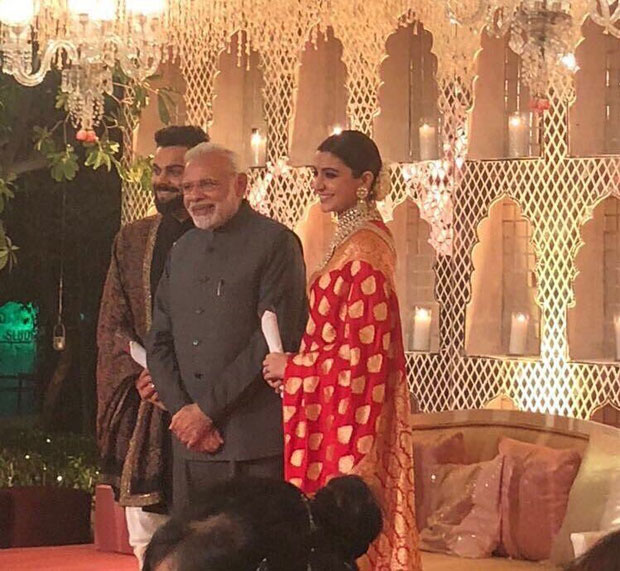 Prime Minister Narendra attends Virat Kohli and Anushka Sharma’s Delhi wedding reception -1