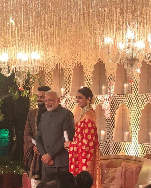 Prime Minister Narendra attends Virat Kohli and Anushka Sharma’s Delhi wedding reception -2
