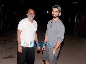 Rakeysh Omprakash Mehra and Shahid Kapoor snapped in Bandra