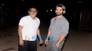 Rakeysh Omprakash Mehra and Shahid Kapoor snapped in Bandra