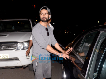 Rakeysh Omprakash Mehra and Shahid Kapoor snapped in Bandra
