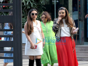 Rani Mukerji and Vaibhavi Merchant spotted at Yauatcha