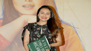 Rani Mukerji snapped at the trailer launch of her film Hichki