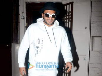 Ranveer Singh snapped at a recording studio