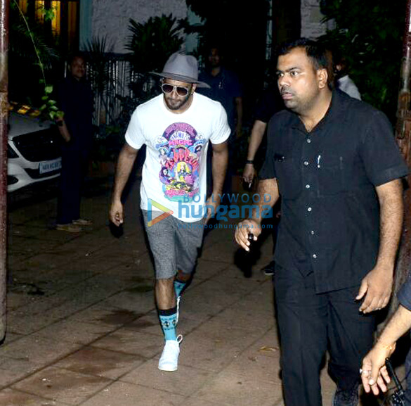 Ranveer Singh snapped in a casual look