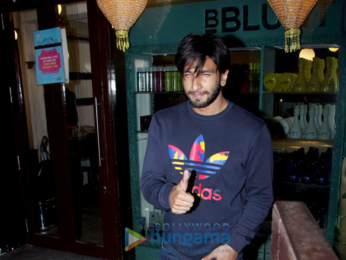 Ranveer Singh spotted outside BBLUNT