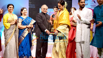 Rekha spotted at ‘Smita Patil Memorial Award’
