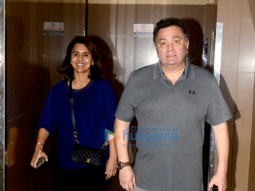 Rishi Kapoor and Neetu Singh snapped at PVR Juhu