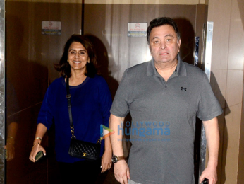 Rishi Kapoor and Neetu Singh snapped at PVR Juhu
