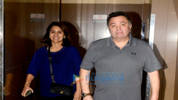 Rishi Kapoor and Neetu Singh snapped at PVR Juhu
