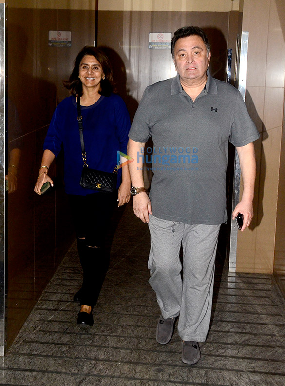 Rishi Kapoor and Neetu Singh snapped at PVR Juhu Rishi Kapoor and Neetu Singh snapped at PVR Juhu