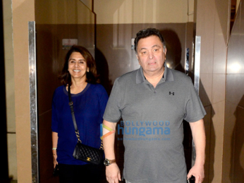 Rishi Kapoor and Neetu Singh snapped at PVR Juhu