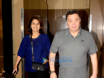 Rishi Kapoor and Neetu Singh snapped at PVR Juhu